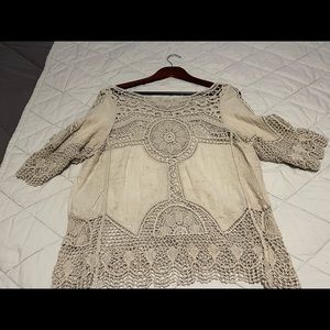Brand new never worn beach cover up. Hand sewn, beautiful quality.